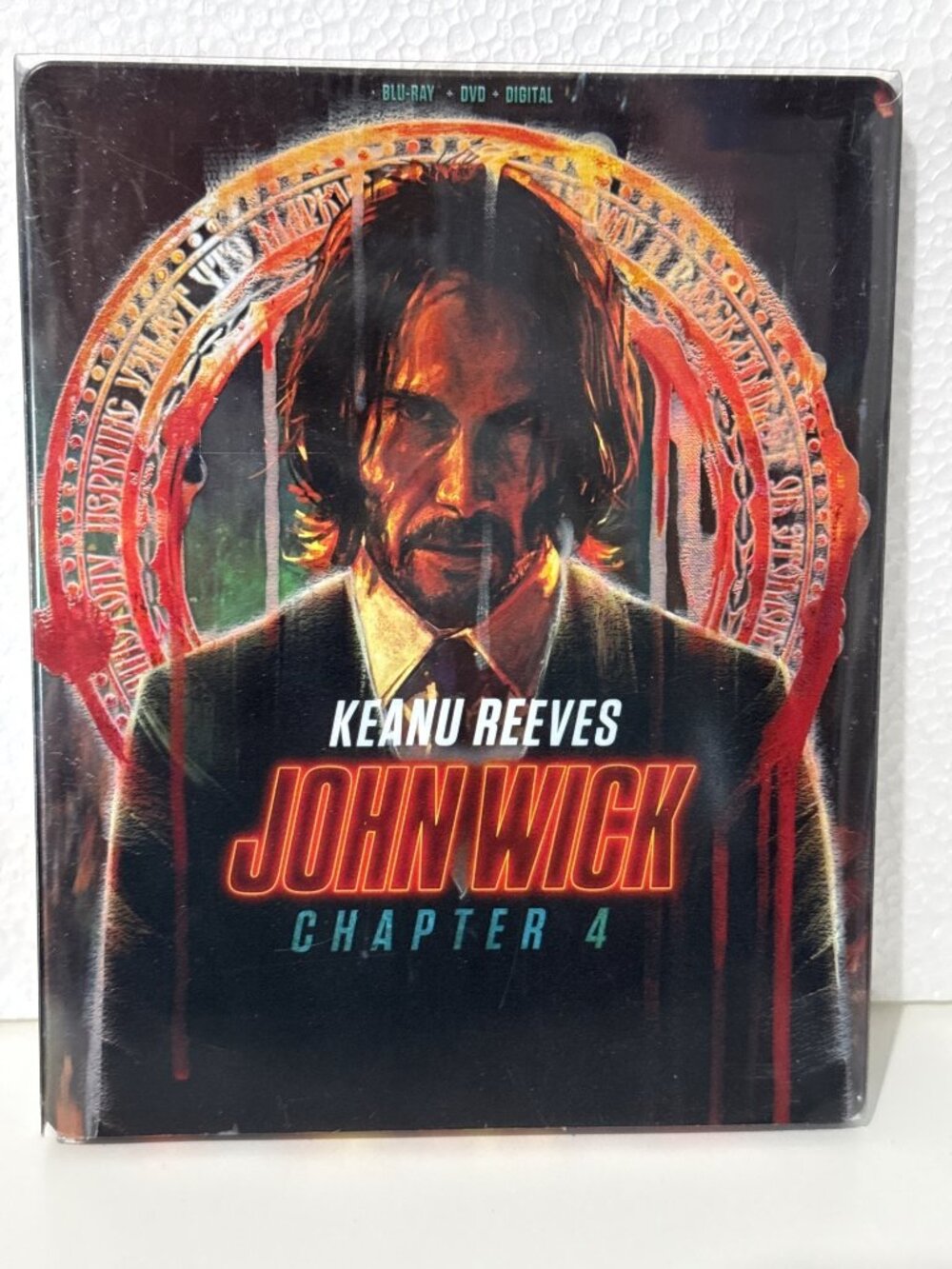 John Wick Chapter 4 Blu-Ray/DVD/Digital Keanu Reeves Limited Edition Set
